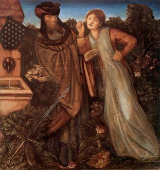 Sir Edward Coley Burne-Jones : King Mark and La Belle Iseult